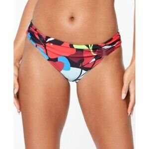 Bar III Bikini Bottom Size Medium Floral Hipster Swimsuit Beach Vacation NEW